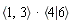 `<,>`(1, 3)*`<|>`(4, 6)