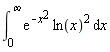 int(exp(-x^2)*ln(x)^2, x = 0 .. infinity)