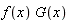 f(x)*G(x)