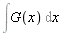 Int(G(x), x)