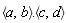 `<,>`(a, b).`<,>`(c, d)
