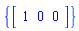 {Vector[row]([1, 0, 0])}