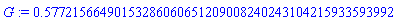 .57721566490153286060651209008240243104215933593992