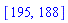 [195, 188]