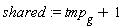 shared := tmp[g]+1