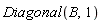 Diagonal(B, 1)
