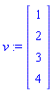 v := Vector[column]([[1], [2], [3], [4]])
