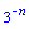 3^(-n)