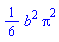 (1/6)*b^2*Pi^2