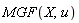 MGF(X, u)