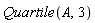 Quartile(A, 3)