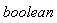 boolean