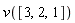 v([3, 2, 1])
