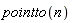 pointto(n)