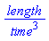 length/time^3