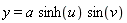 y = a*sinh(u)*sin(v)