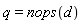 q = nops(d)