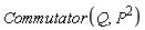 Commutator(Q, P^2)