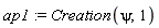 ap1 := Creation(psi, 1)