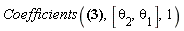 Coefficients(a*Physics:-`*`(theta[1], theta[2])+b, [theta[2], theta[1]], 1)