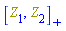 Physics:-AntiCommutator(Z[1], Z[2])
