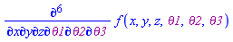 Physics:-diff(Physics:-diff(Physics:-diff(diff(f(x, y, z, theta1, theta2, theta3), x, y, z), theta1), theta2), theta3)
