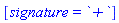 [signature = `+`]