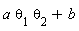a*theta[1]*theta[2]+b