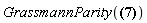 GrassmannParity(F(x, y, 0, theta[2])+Physics:-`*`((D[3](F))(x, y, 0, theta[2]), theta[1]))