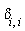 delta[i, i]