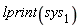 lprint(sys[1])