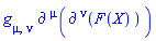 Physics:-g_[mu, nu]*Physics:-d_[`~mu`](Physics:-d_[`~nu`](F(X), [X]), [X])
