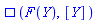Physics:-dAlembertian(F(Y), [Y])