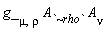 g_[mu, rho]*A[`~rho`]*A[nu]