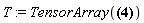T := TensorArray(Physics:-g_[mu, rho]*A[`~rho`]*A[nu])