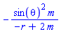 -sin(theta)^2*m/(-r+2*m)