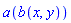 a(b(x, y))