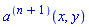 (a@@(n+1))(x, y)
