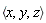 `<,>`(x, y, z)