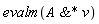 evalm(`&*`(A, v))