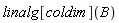 linalg[coldim](B)