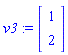 v3 := Vector[column]([[1], [2]])