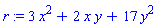 r := 3*x^2+2*x*y+17*y^2
