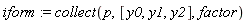 iform := collect(p, [y0, y1, y2], factor)