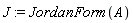 J := JordanForm(A)