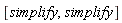 [simplify, simplify]