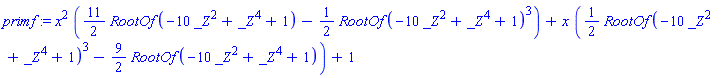x^2*((11/2)*RootOf(-10*_Z^2+_Z^4+1)-(1/2)*RootOf(-10*_Z^2+_Z^4+1)^3)+x*((1/2)*RootOf(-10*_Z^2+_Z^4+1)^3-(9/2)*RootOf(-10*_Z^2+_Z^4+1))+1