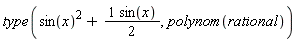 type(sin(x)^2+(1/2)*sin(x), polynom(rational))