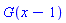 G(x-1)
