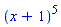 (x+1)^5
